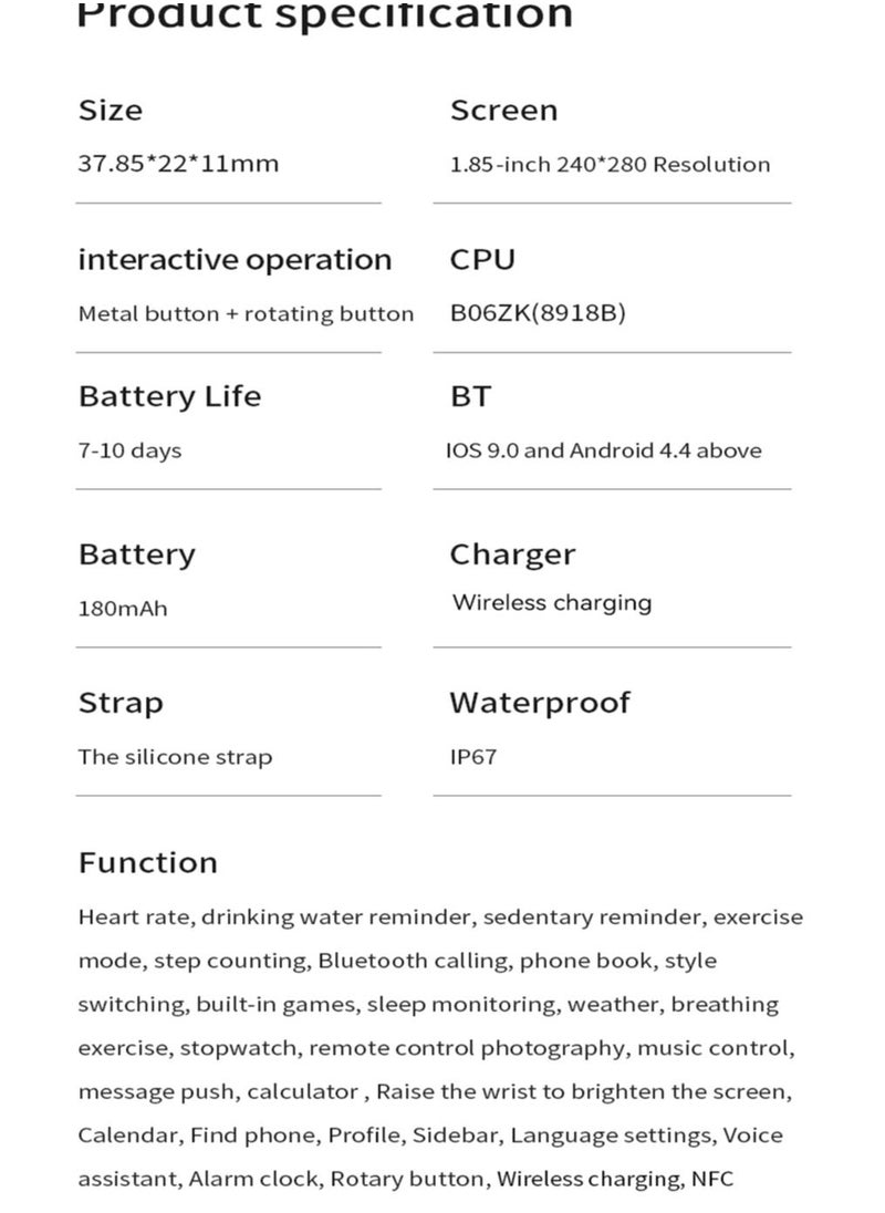AROAQ - Watch 8 Max Smart Watch With New Amazing Functions 1.85 Inch Bluetooth Touch Screen - Image 1