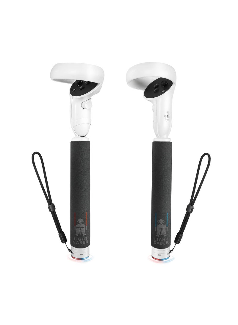 XiuWoo Hibloks Extension Grips for Oculus/META Quest 2 Accessories, 3 in 1 Handle Controllers, Accessory Beat Saber/Gorilla Tag Long Arms/Gamepad - Image 1