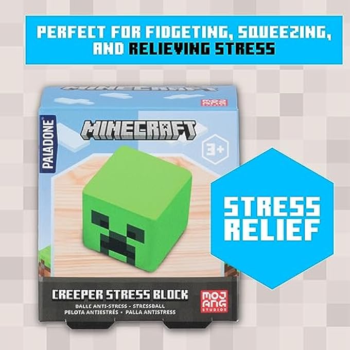 Paladone Pl - Minecraft Stress Blocks Cdu Of 12 - Image 3