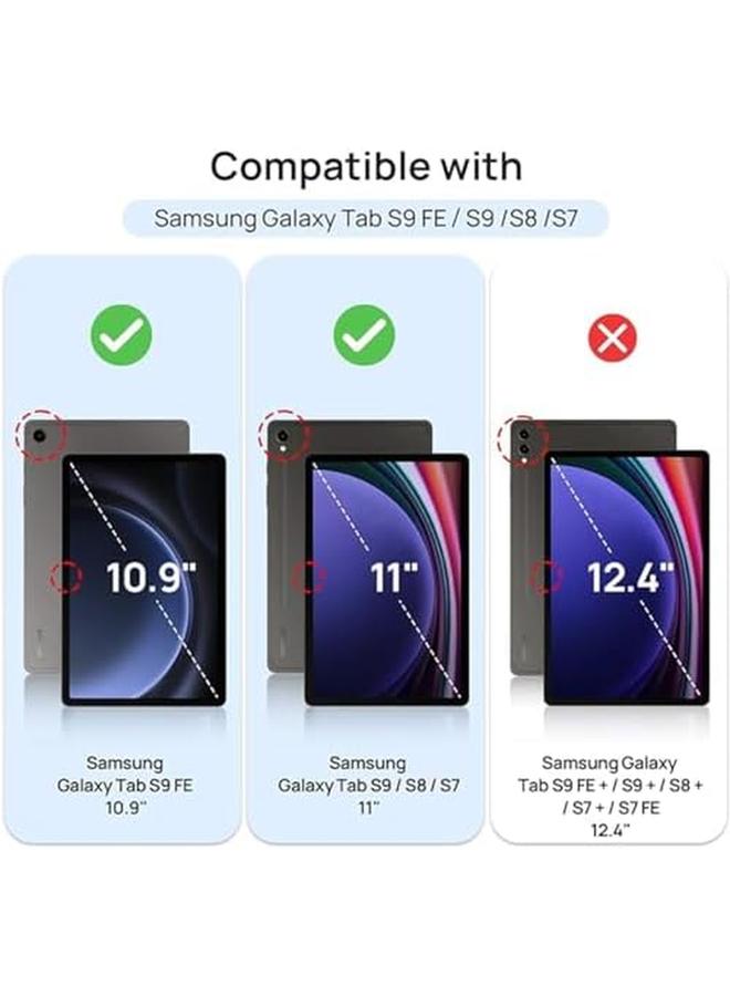 2 Pack Screen Protector Compatible Witrh Samsung Galaxy Tab S9 11 Inch S9 Fe 10.9 Inch 2023 Tempered Glass Screen Protector Anti Scratches 9H Hardness Hd Clear Film For Galaxy Tab S9 S8 S7 11 Inch - Image 2