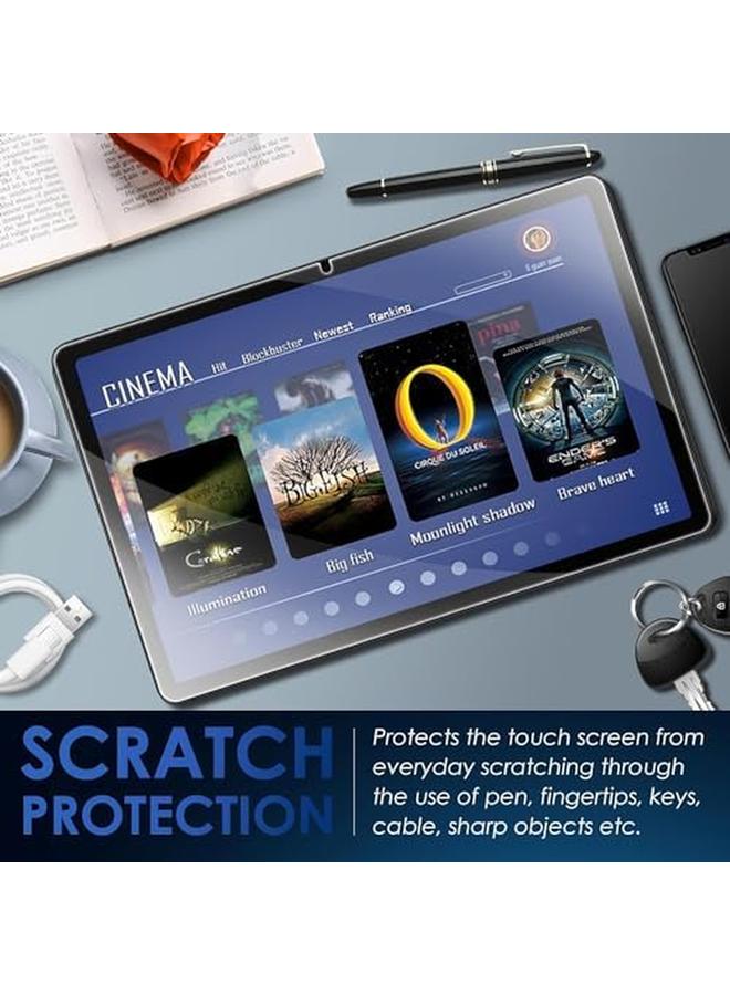 2 Pack Screen Protector Compatible Witrh Samsung Galaxy Tab S9 11 Inch S9 Fe 10.9 Inch 2023 Tempered Glass Screen Protector Anti Scratches 9H Hardness Hd Clear Film For Galaxy Tab S9 S8 S7 11 Inch - Image 3
