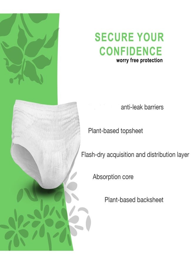 Caredone Disposable Period Panties (S-XL) | 360° Protection for Super Heavy Flow | No Leakage, No Rashes, No Discomfort | Maternity Panties | All-Night Protection | Ultra-Absorbent Core. (L, 3) - Image 5