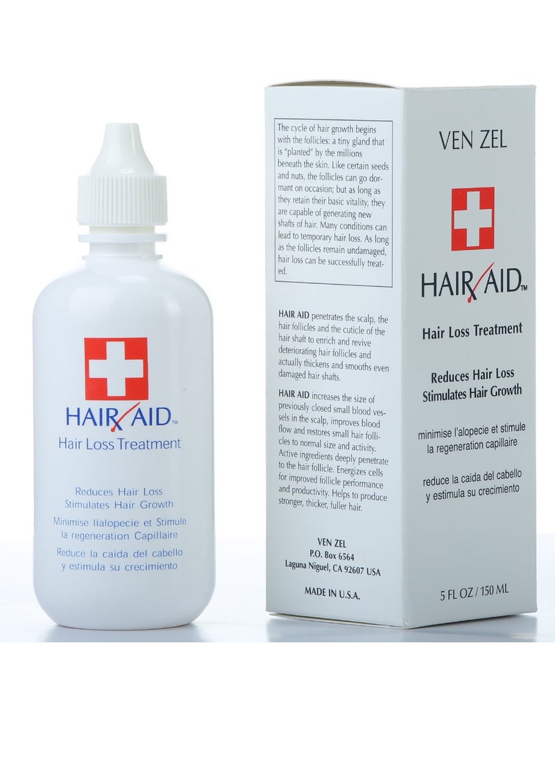 REXSOL Hair Aid Hair Loss Treatment | Stimulates Hair Growth | With pure Vitamin C & E | Yeast Cell Derivatives | Ginseng, Rosemary, Burdock & Ginkgo Biloba Extract. (150 ml / 5 fl oz) - pzsku/Z66AB1DE5CDAA4D6C220AZ/45/_/1738247212/593a8e37-348d-479f-87c5-6d3239e815e5