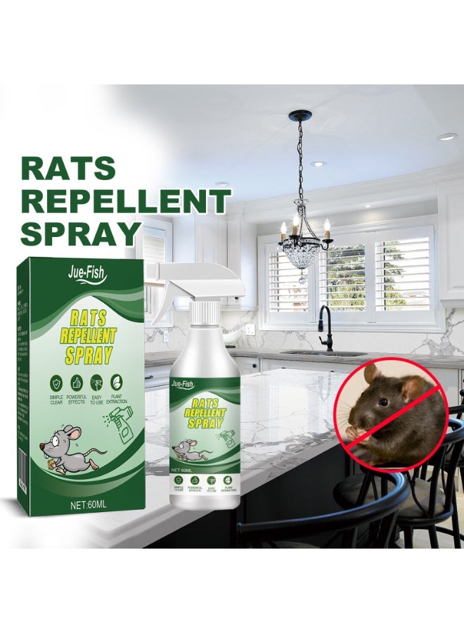 SOLARAE 60ml Mouse Repellent Spray, Spray for Indoor Use,  Natural Extract with Pleasant Scent, Non Toxic, Free Fly Trap Perfect Alternative to Traps & Bait - Image 5