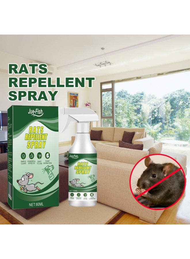 SOLARAE 60ml Mouse Repellent Spray, Spray for Indoor Use,  Natural Extract with Pleasant Scent, Non Toxic, Free Fly Trap Perfect Alternative to Traps & Bait - Image 4