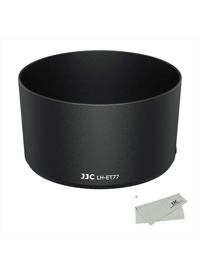 JJC - Lens Hood for Canon RF 85mm F2 Macro is STM Lens on EOS R6 R6 Mark II R5 RP R Camera, RF 85mm Lens Hood Reversible Lens Hood Replace Canon ET-77 Hood, Compatible with 67mm Filters and 67mm Lens Cap - Image 1