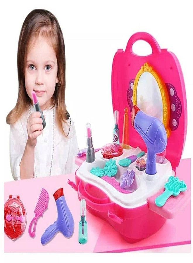 twisha enterprise beauty set for girls kids makeup toy suitcase (little bag beauty suitcase)- Multi color - Image 5