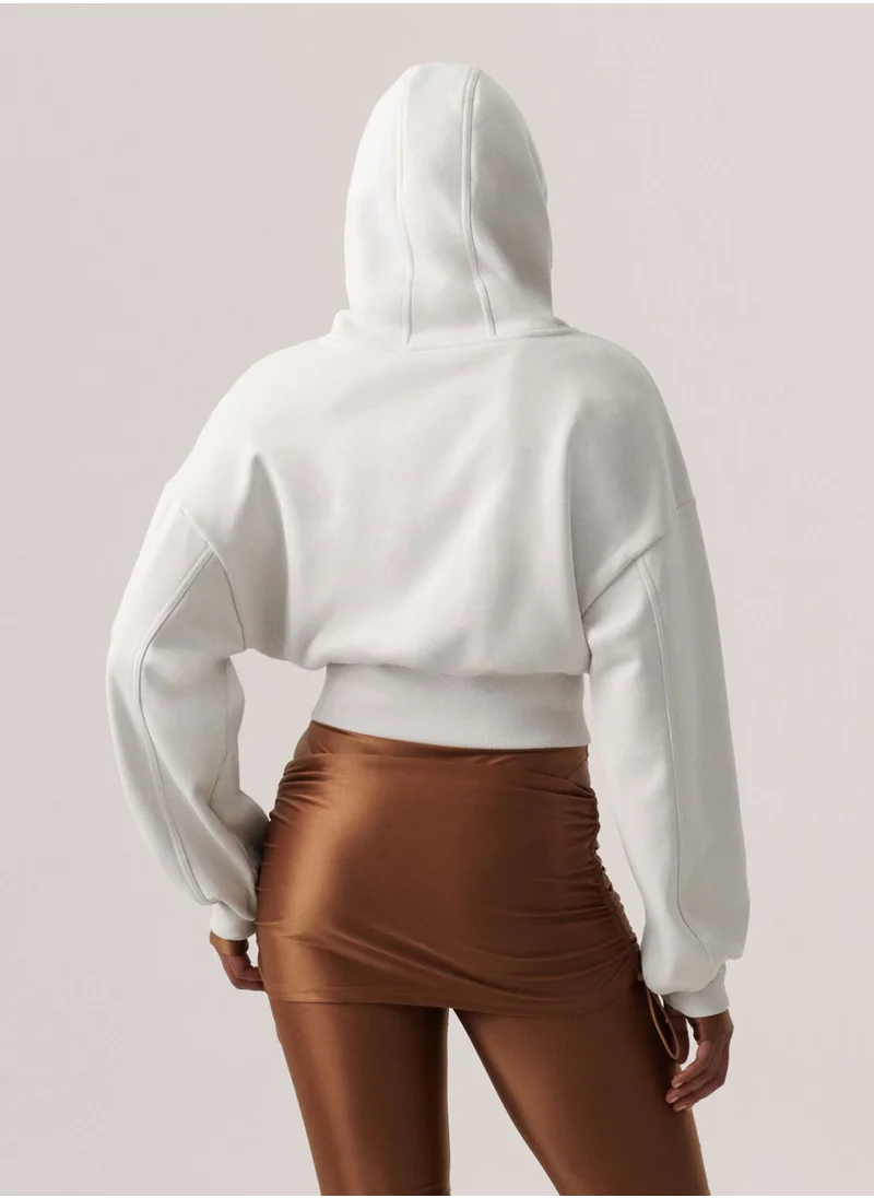 adidas By Stella McCartney Logo Cropped Hoodie
