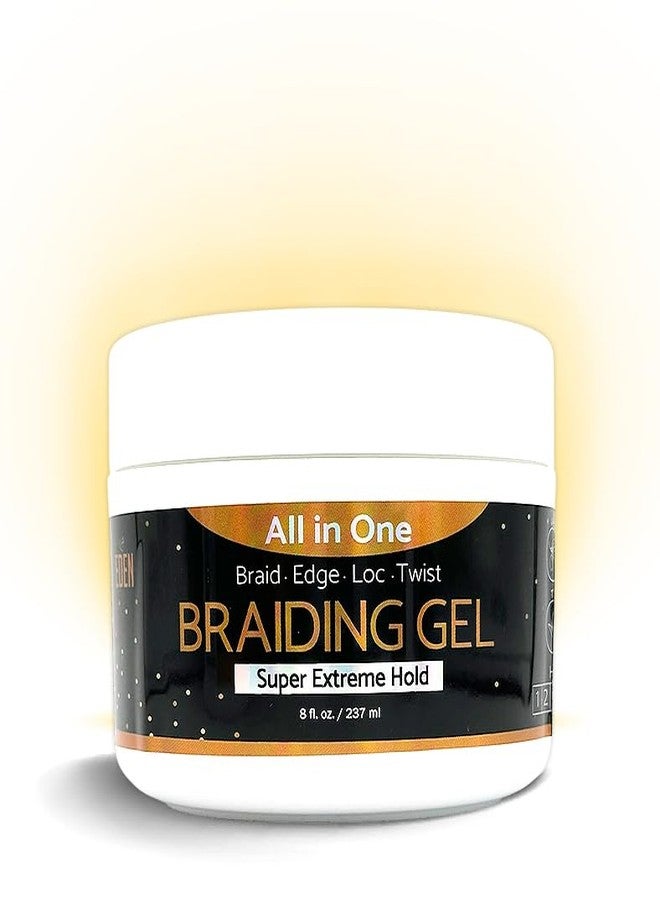 EDEN Braiding Gel (8 Fl oz) | No Flaking or Whitening - Image 1