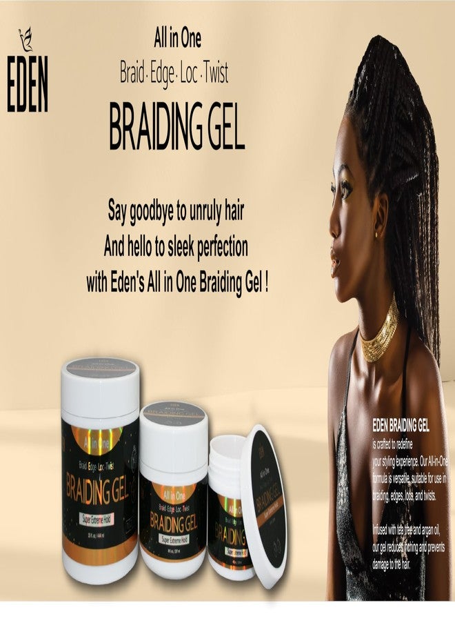 EDEN Braiding Gel (8 Fl oz) | No Flaking or Whitening - Image 4