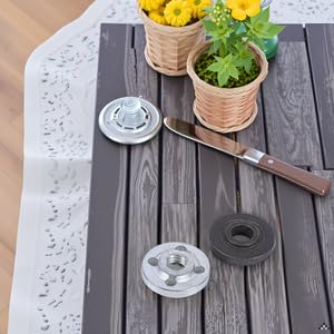 Hztyyier Replacement Inner and Outer Flange Set for 9523 Angle Grinder, Metal Fitting Repair Component, 1 Pair - Image 5