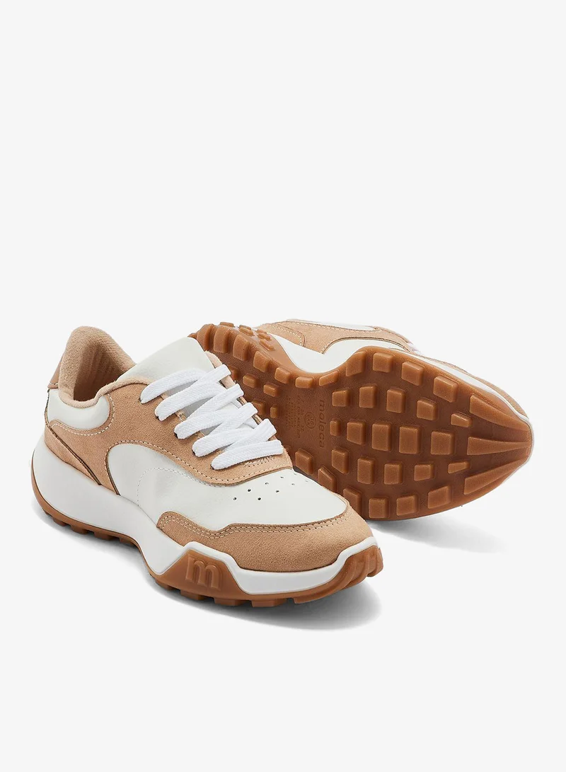 Moleca White/Beige/Nude Sports Shoes for Men – Lightweight Running & Training Sneakers | Breathable Athletic Footwear | Casual Gym Shoes with Cushioning | Durable Shoes for Workout, Walking & Daily Wear for Men | Best Price UAE