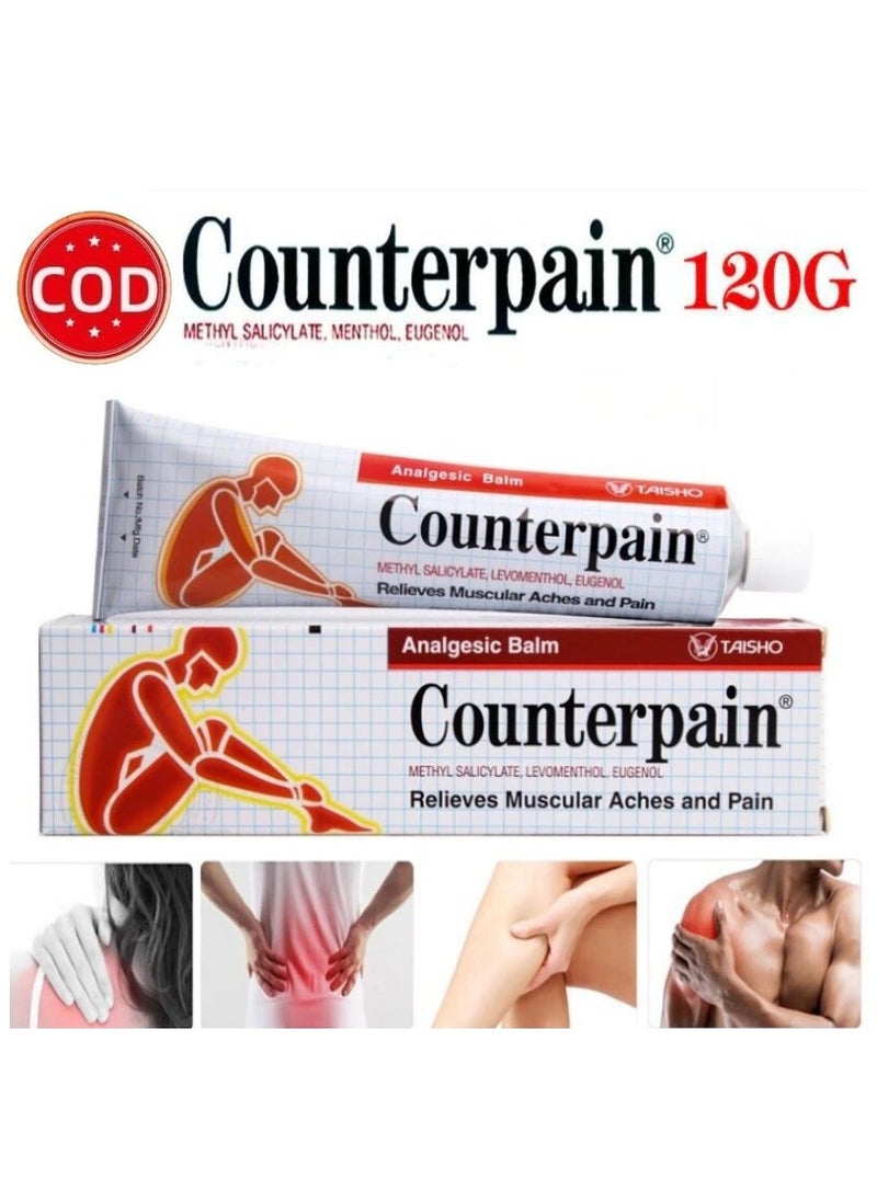 Counterpain Thai Herbal Pain Relief, Muscle Warming and Anti-Inflammatory Cream 120g  - Image 1