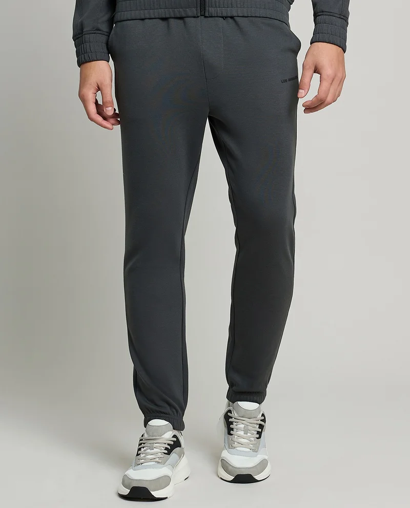 أر أند بي Solid Joggers with Drawstring Waist