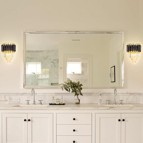 KINIS Black Gold and Crystal Led Wall Light for Living Room, Led Wall Lamp for Bedroom, Led Wall Scone for Home Decoration, Led Wall Lamp for Home Wall, Led Wall Lamp for Home/Resturant/Cafe/Bar/Hotel - Image 5