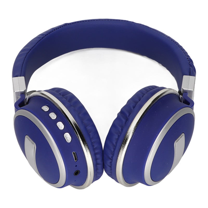 WIRELESS Bluetooth Headset V4.2 Bluetooth Version Clear Sound Quality Wireless Headphones - Leather Ear Cups Folding Music Headphones for Study Work Travel - Image 1