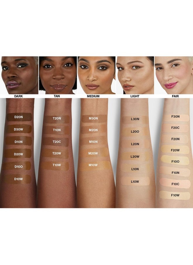 SmashBox Smashbox Always On Foundation with Hyaluronic Acid | Medium-To-Full Coverage | Hydrating + Long Lasting, 1 Fl Oz, L20W  - Image 4