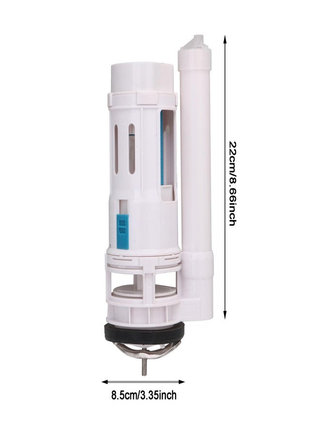 Doublelife White 21cm Height Water Tank Connected Dual Flush Fill Toilet Cistern Inlet Drain Valve Repair - Image 3