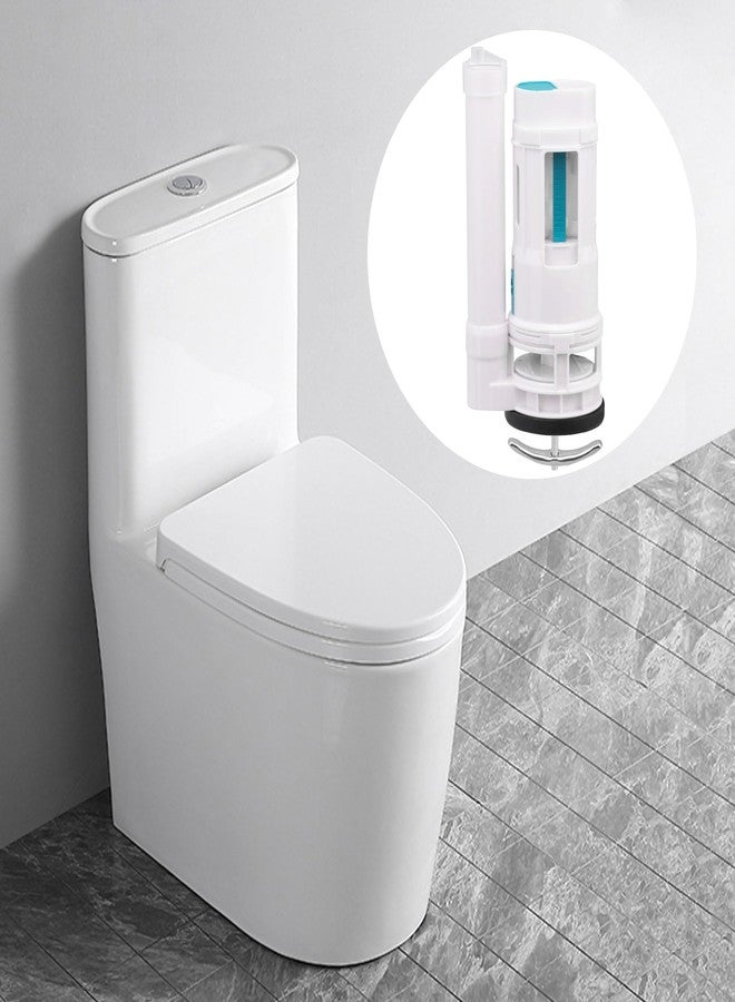 Doublelife White 21cm Height Water Tank Connected Dual Flush Fill Toilet Cistern Inlet Drain Valve Repair - Image 5