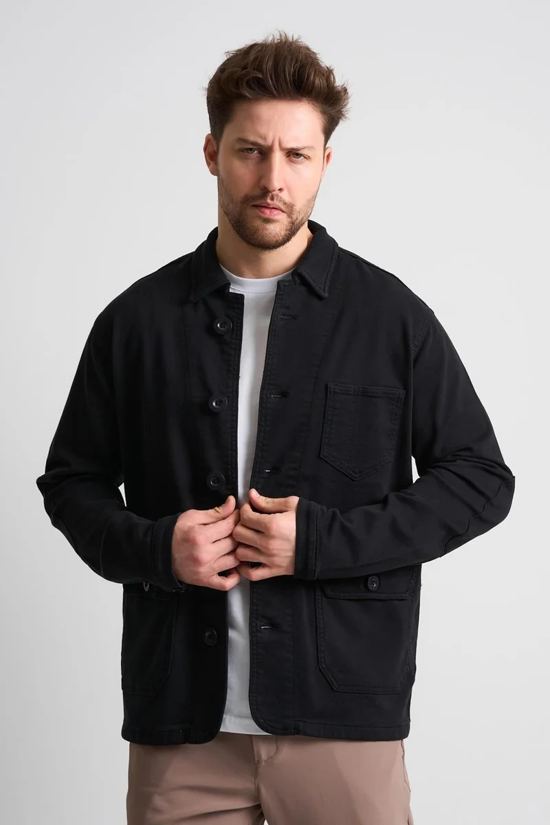 Alexander Gardi Alexandergardi Buttoned Pocket Detailed Men's Denim Jacket (EC-J53-01)