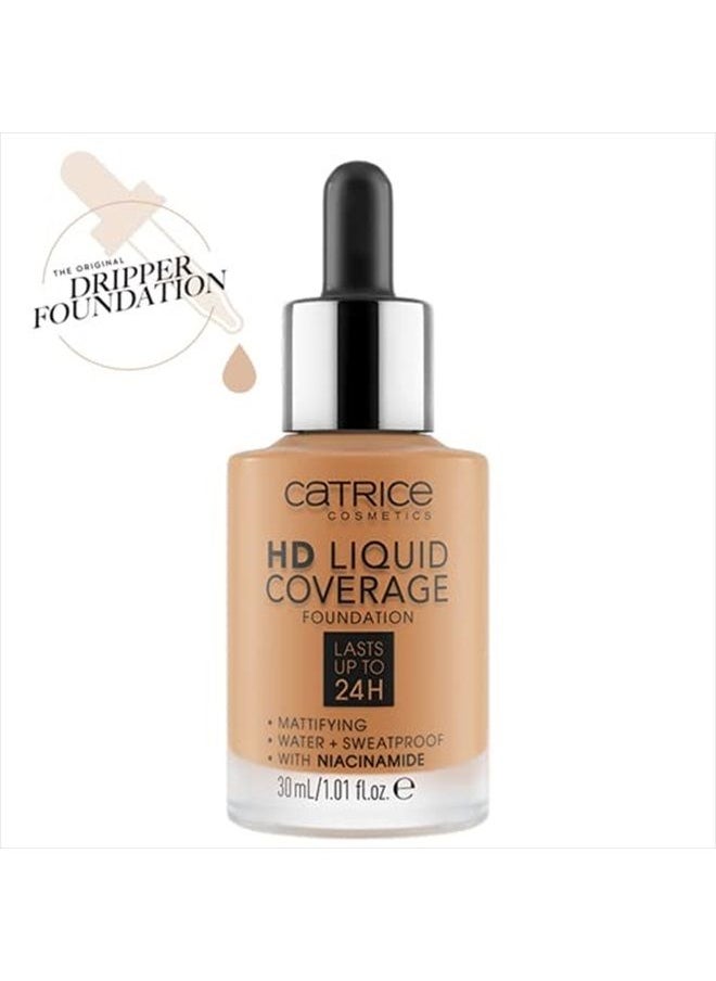 Catrice HD Liquid Coverage Foundation | High & Natural Coverage | Vegan & Cruelty Free (065 | Bronze Beige)  - Image 2