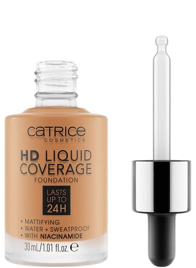 Catrice HD Liquid Coverage Foundation | High & Natural Coverage | Vegan & Cruelty Free (065 | Bronze Beige)  - Image 1