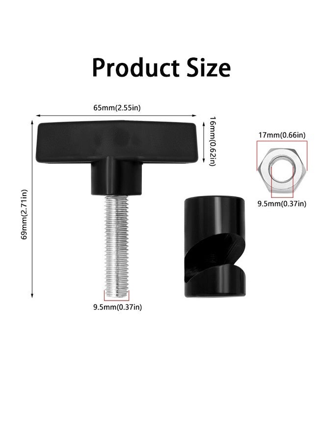 Generic 2PCS Car Hood Prop Struts Clamp, Hood Lift Clamp, Lift Support Clamp,Hood Lift Support Clip, for Car Rod Retaining Holder Tool, Portable Aluminum Alloy Anti  - Image 4