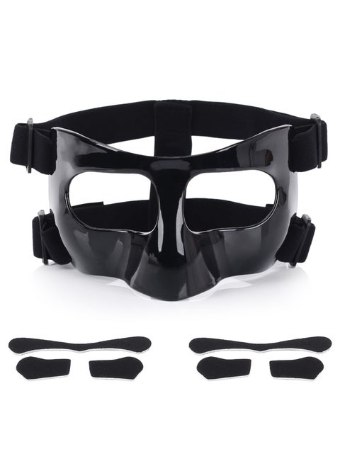 Nose Guard for Broken Nose, Face Shield Masks for Soccer and basketball Sports, Adjustable for Adults and Teenagers, Suitable for Men and Women