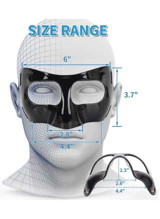 Nose Guard for Broken Nose, Face Shield Masks for Soccer and basketball Sports, Adjustable for Adults and Teenagers, Suitable for Men and Women - view 2