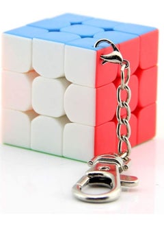 MoYu MoYu MoFang JiaoShi MEILONG MINI 3X3 Key chain Stickerless Cube  - Image 2