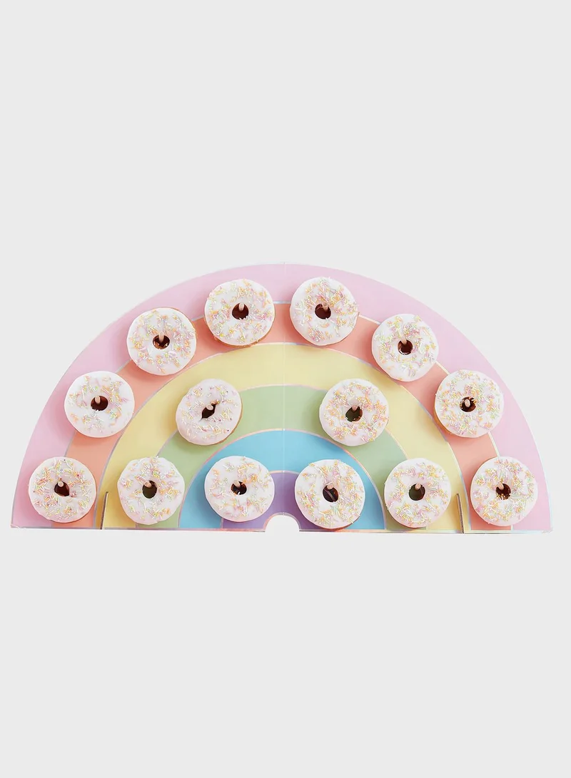 Ginger Ray Rainbow Donut Wall