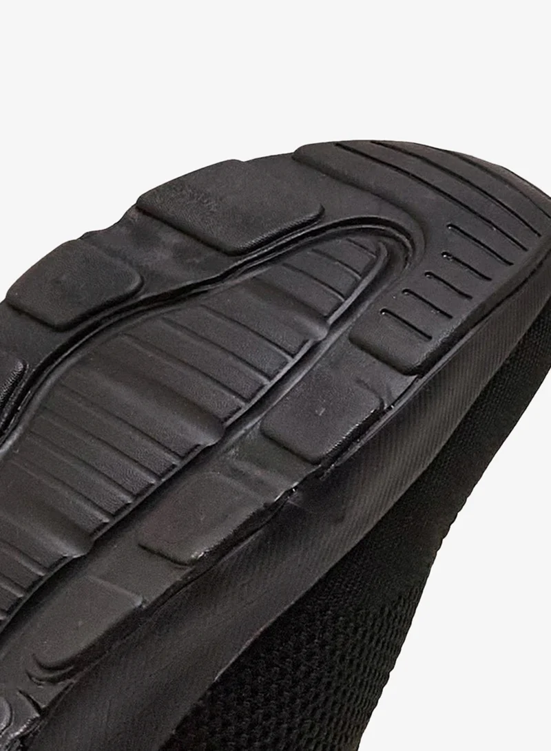 CAMPUS Blk/Golden Campus Men's Classic Court Sneakers – Cushioned Sole, Lace-Up – Black/Gold for Men | Best Price UAE