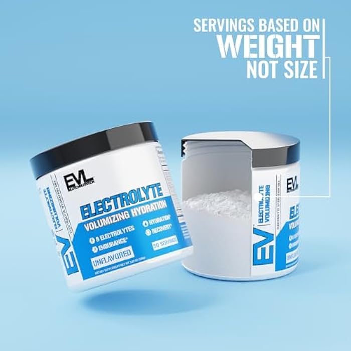 Evlution Ultimate Electrolytes Powder Hydration Drink - Quick Replenishing Hydration Powder Drink Mix with 8 Key Electrolytes and Antioxidants - Vegan Gluten Free Keto Friendly Blend (Unflavored) - Image 3