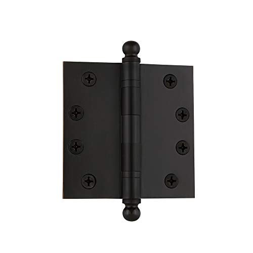 Nostalgic Warehouse Ball-Tip Residential Door Hinge with Square Corners - Image 1