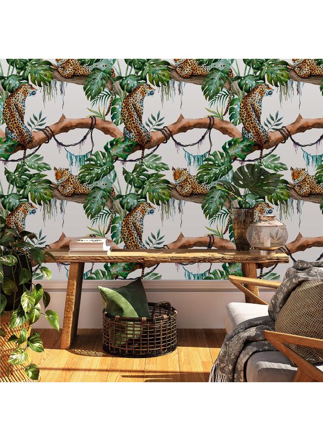 Bluejw Year Of The Tiger Animal Texture Self-Adhesive Wallpaper Wallpaper Waterproof Removable Living Room Wall Sticker RW201-220 - Image 5