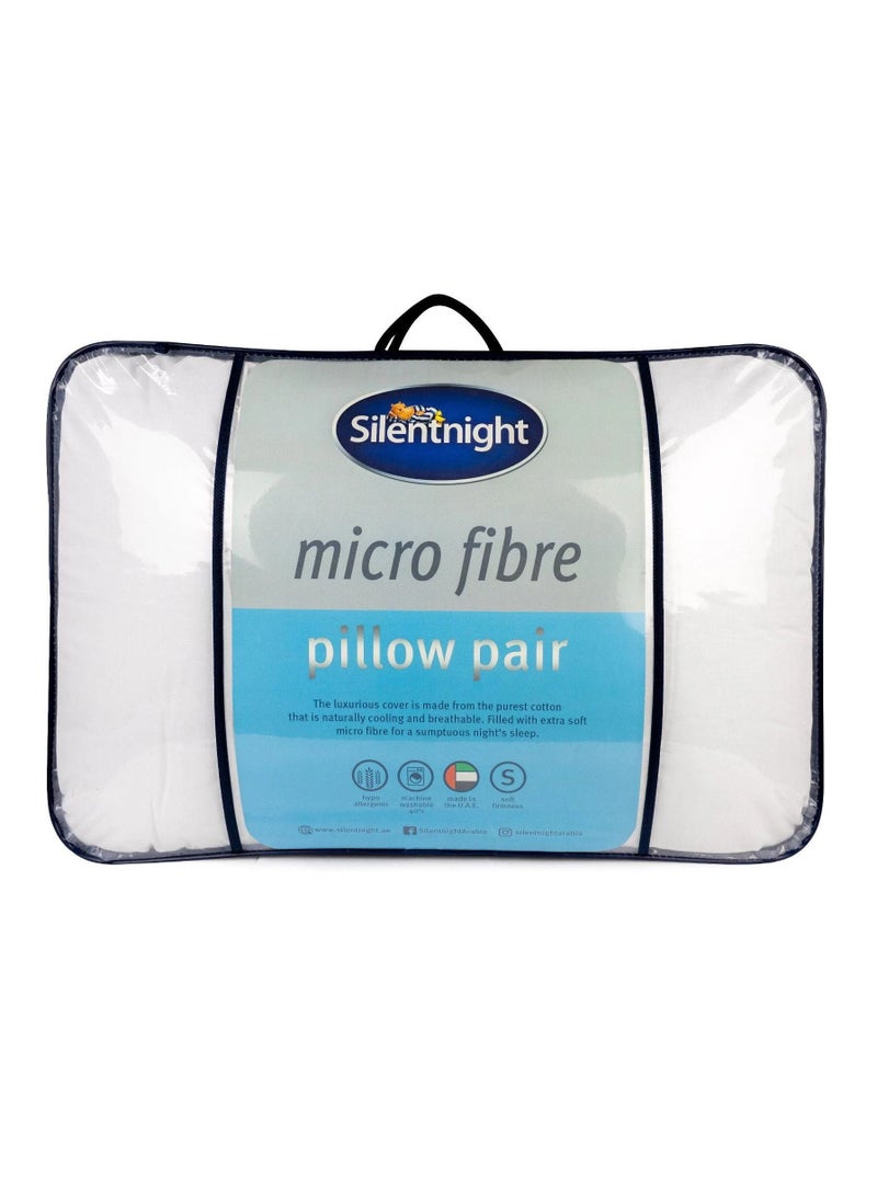 Silentnight Micro Fibre Pillow Pair  - Image 1