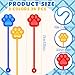 JellyArch 48 Pcs Dog Sticky Hands Cartoon Dog Paw Party Favors Stretchy Sticky Hand Toy Birthday Classroom Rewards Carnival Prizes Toy Goodie Bag Stuffer Filler NavyRedYellow - Image 4