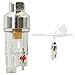 Master Airbrush InLine Mini Air Filter Water Trap 18 BSP Threads Airbrush Moisture Trap Air Compressor Accessory Connects directly onto airbrushes and hoses with 18 threads - Image 2