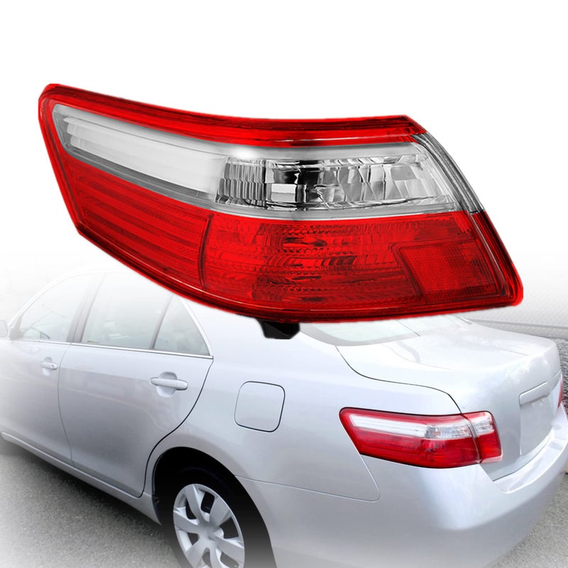 munirater 1Pack Left Outter Piece Rear Tail Light Brake Lamp Replacement for Camry 2007 2008 2009 Driver Side