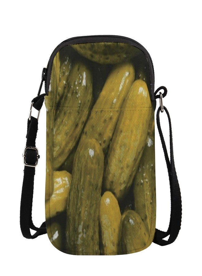 XYANFA Pickle Crossbody Bag Lovers Gift Pickle Party Cucumber Gift For Women Eater Stuff Handbag (pickle handbag) - Image 1