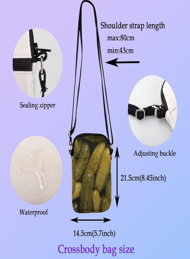 XYANFA Pickle Crossbody Bag Lovers Gift Pickle Party Cucumber Gift For Women Eater Stuff Handbag (pickle handbag) - Image 2