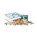 MindWare KEVA Contraptions Wooden Blocks Building Set Marble Run Kit Includes 2 Balls 400 Planks - Image 4