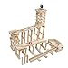MindWare KEVA Contraptions Wooden Blocks Building Set Marble Run Kit Includes 2 Balls 400 Planks - Image 2