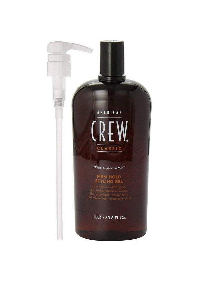 AMERICAN CREW Firm Hold Styling Gel 33.8 Oz With Pump  - Image 2