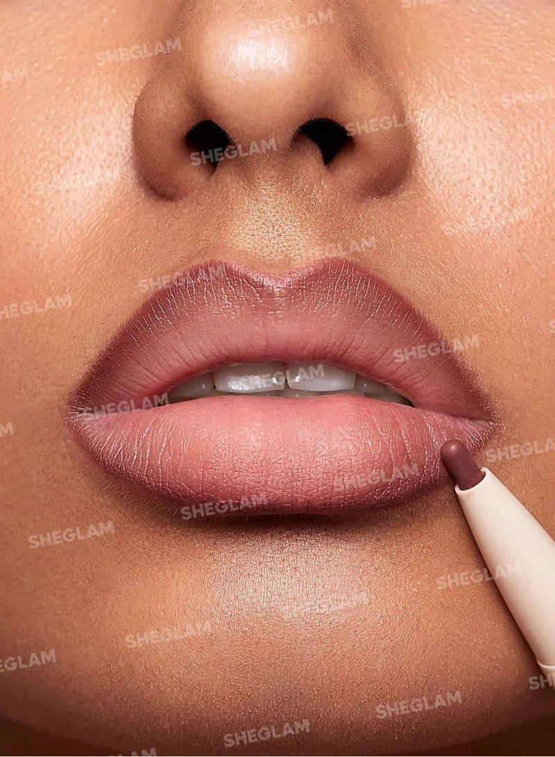 SHEGLAM Glam 101 Lipstick & Liner Duo Macaron - Image 3