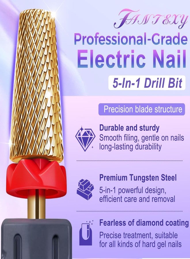 Fantexy Tungsten Carbide Nail Drill Bit, 3/32" Shank, Fine - F - Image 2