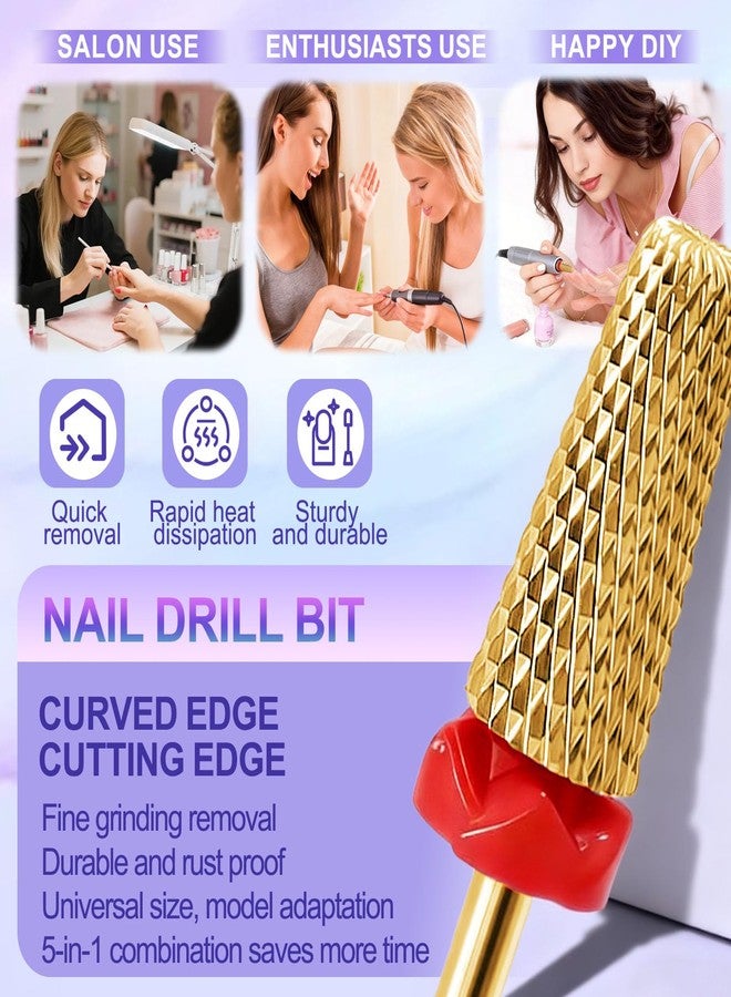 Fantexy Tungsten Carbide Nail Drill Bit, 3/32" Shank, Fine - F - Image 4