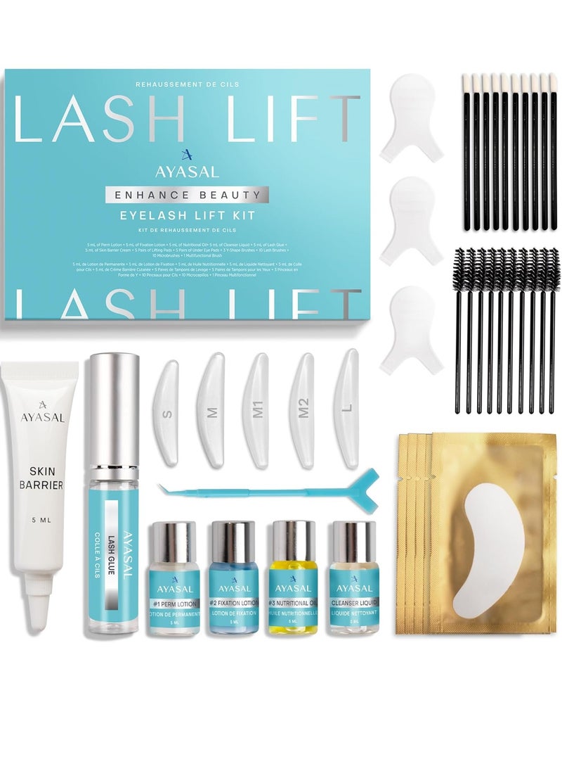 AYASAL - Lash Lift Kit Eyelash Perm Kit, with Detailed Instruction Eyelash Lift Kit, Easy for Beginner and Professional Lash Perm Kit, Achieve Salon-Quality Lashes Lift with Safe and Effective Result - Image 1