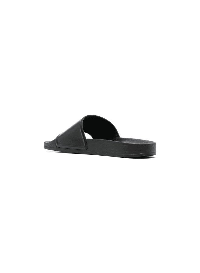 OFF-WHITE Arrow Logo Black Pool Sliders - Image 3