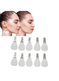 Brrnoo 60Pcs Face Lift Tape V Face Instant Face Neck Chin And Eye Lift Band Kitsmakeup Tool To Lifting Saggy Skin & Hiding Facial Wrinkles Double Chin High Elasticity Firm Skin Lift Patch  - Image 2